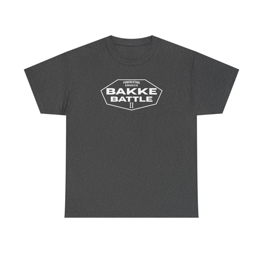 Bakke Battle II Event Tee — Sponsor Logo Fight Night T-Shirt