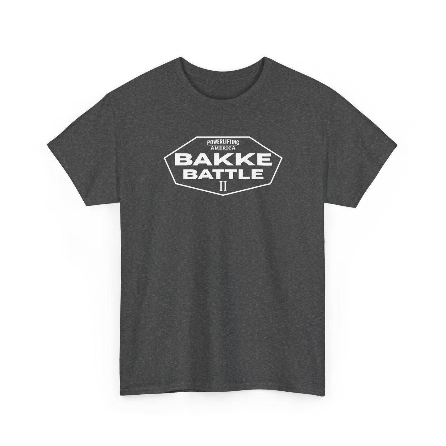 Bakke Battle II Event Tee — Sponsor Logo Fight Night T-Shirt